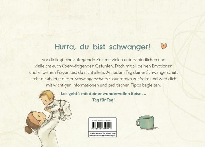 Produktbild Deine Schwangerschaft Tag für Tag (Deutsch, Christine Rickhoff, 2025)