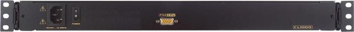 Produktbild Aten CL1000M CH Single Rail 17"-LCD-Konsole, 19" 1HE, CH-Layout (PS/2-USB, VGA)