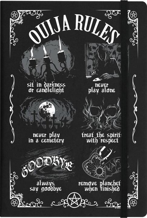 Immagine prodotto Grindstore Quaderno Regole della Tavola Ouija A5 (A5, Righe, Copertina rigida)