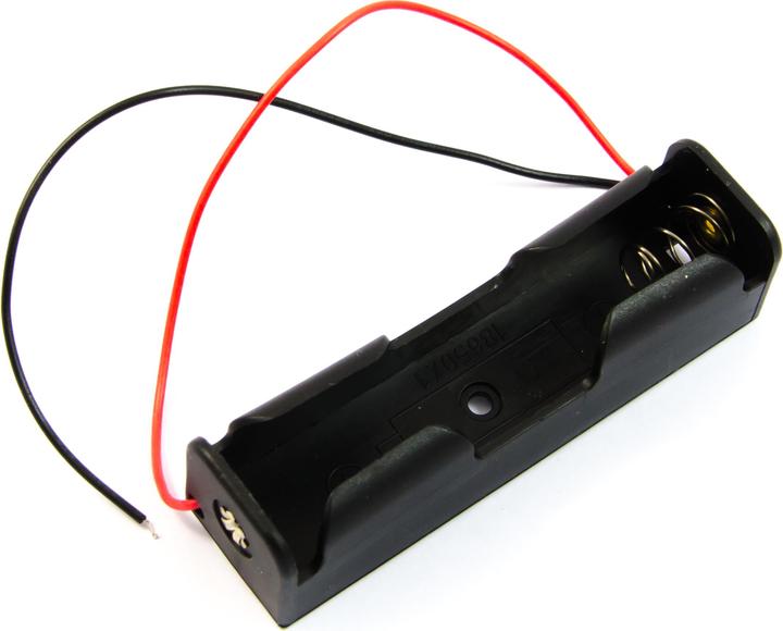 Actual product image Purecrea 18650 battery compartment / battery holder with connection cable
