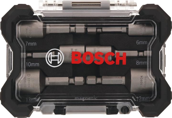Produktbild Bosch Professional Zubehör 6-tlg. Steckschlüssel-Set, 6–13 mm (13 mm)