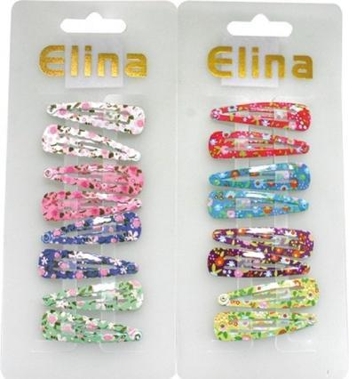 Produktbild Magni Haarclip Blumen, 8 Stück sort. Farben, ca.5cm (8 Stk.)
