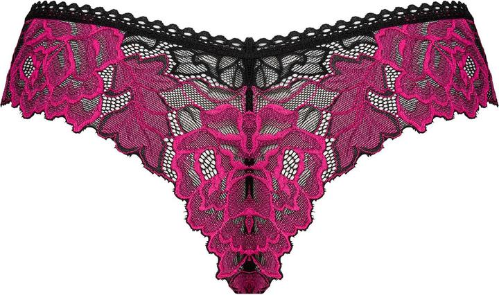 Image du produit Obsessive Rosenty Slip Schwarz/Lila (L, XL)