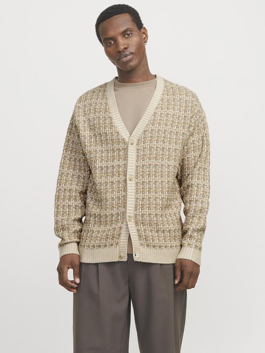 Produktbild Jack & Jones All Over Print Strickjacke Strickjacke (L)