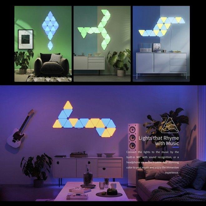 Productafbeelding Yeelight Smart Light Panels Starter Kit (6st) (400 lm)