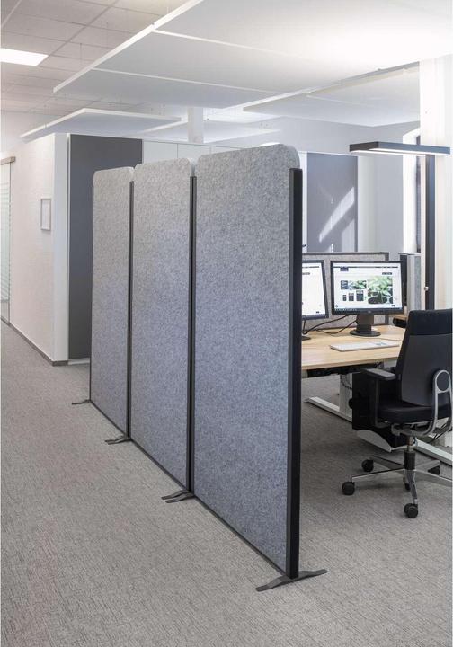 Image du produit Maul Cloison acoustique MAULcocoon 9701195 argent 100,0 x 182,0 cm (180 x 100 cm)