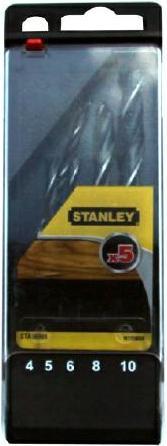 Produktbild Stanley sta56001-qz Drill Bit – Drill Bits (Drill, Wood, 4/5/6/8/10) (4, 5, 6, 8, 10 mm)
