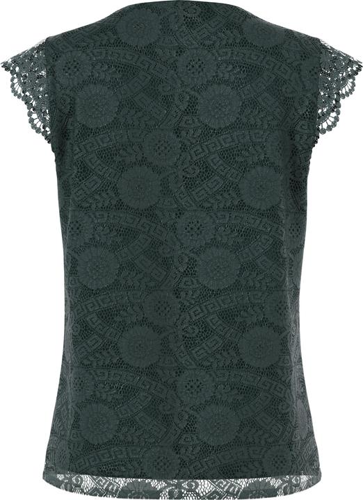 Actual product image Pieces Pcolline Sl Lace V-Neck Top Wvn Noos (L)