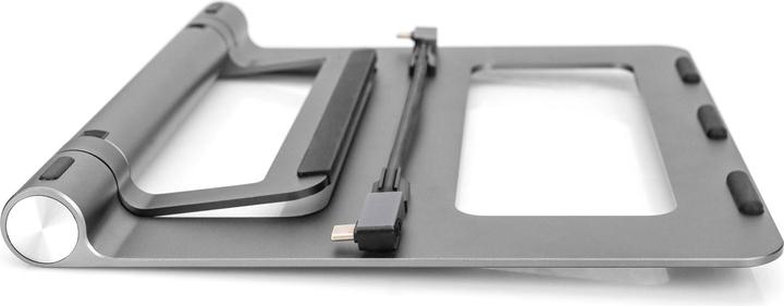 Immagine prodotto Digitus Supporto variabile per notebook con docking station USB-C® pop-out a 7 porte (USB-C, 7 Porti)