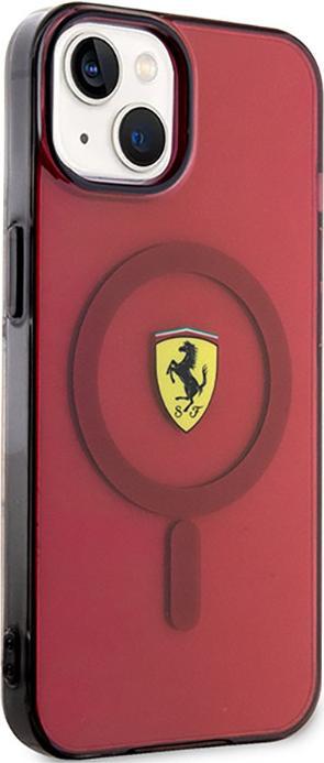 Immagine prodotto Ferrari FEHMP14SURKR Custodia rigida per iPhone 14 6,1" rossa/rossa Traslucida Magsafe (Apple iPhone 14)