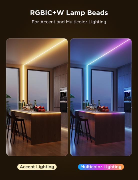 Actual product image Govee LED Strip (RGBIC, RGBW, 300 cm, Indoor)