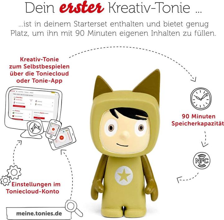 Immagine prodotto Tonies Toniebox Starter Set Verde (Tono Creativo) (Tedesco)