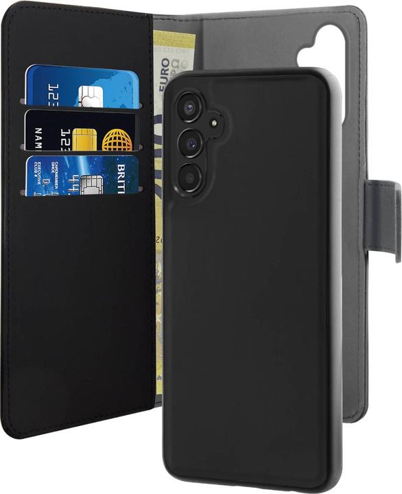 Actual product image Puro Wallet Detachable Samsung A34 5G A346 2w1 czarne/black PUSGA34BOOKC3BLK (Samsung Galaxy A34 5G)
