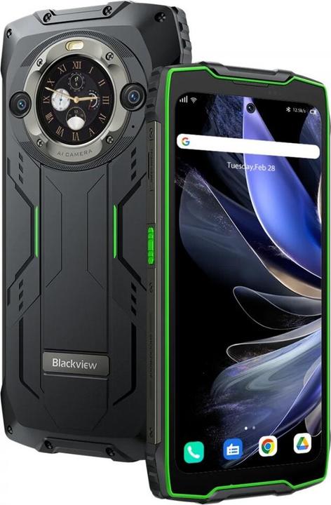 Actual product image Blackview BV9300 Pro (256 GB, Green, 6.70", Dual SIM, 64 Mpx, 5G)