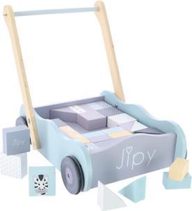Produktbild Jipy Holz Wagen Mit Bauklotzen