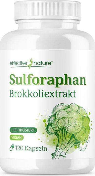 Effective Nature Sulforaphan Brokkoliextrakt (120 Stück, Kapseln, 120 g)