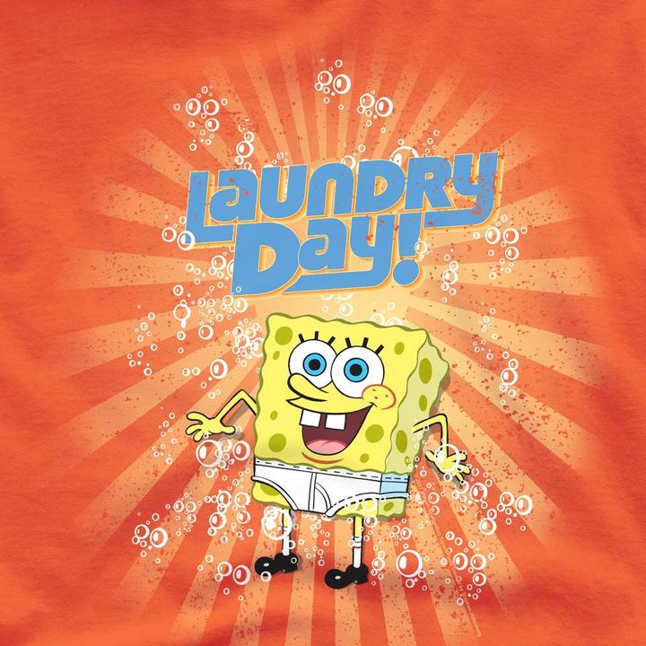 Immagine prodotto Spongebob Squarepants Laundry Day! Maglietta Uomo (4XL)