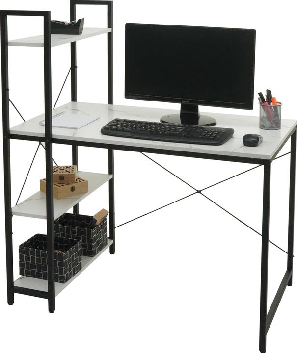 Actual product image Jamb Desk with shelf (120 x 100 x 60 cm)