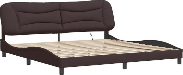 Actual product image VidaXL Bed frame with LED fabric (200 x 200 cm)