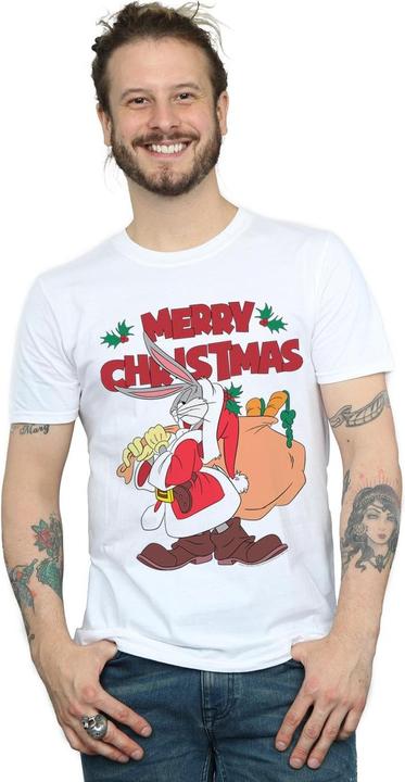 Immagine prodotto Looney Tunes Santa Bugs Bunny Maglietta Uomo (4XL)