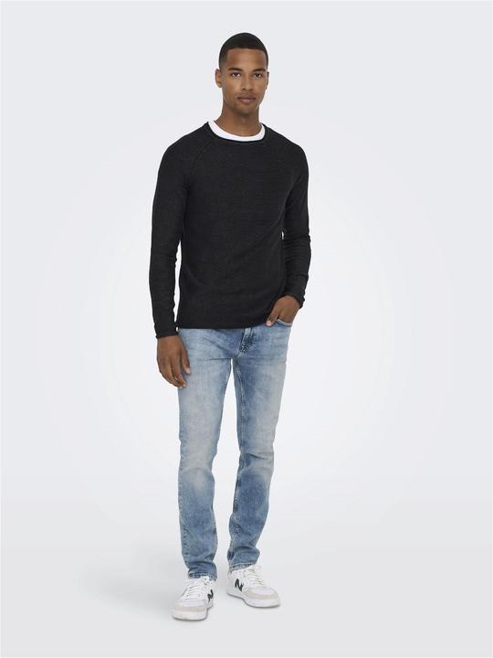 Actual product image Only & Sons ONSLoom Blue Wash Slim Fit Jeans (W28/L30)