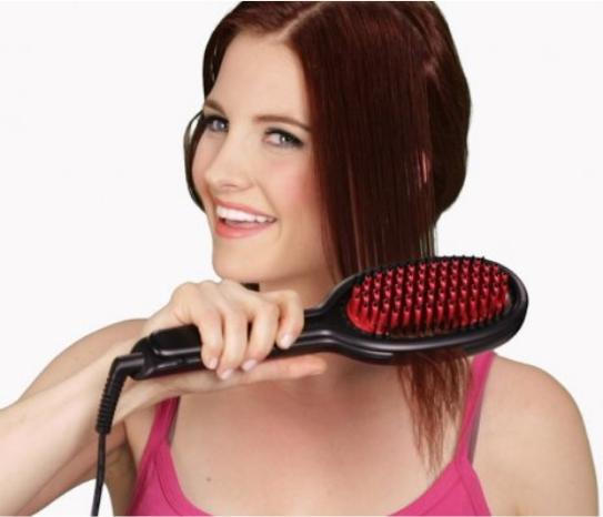 Actual product image Clamp It Electric Hair straightening brush