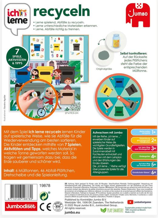 Image du produit Jumbo J'apprends à recycler (D) (Allemand)