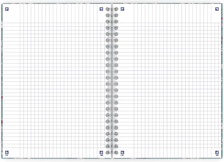 Produktbild Oxford FORME FLORAL - Spiralbuch (A5, Kariert, Harter Einband)