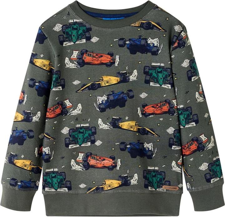 VidaXL Kinder-Sweatshirt Khaki 128,Material: 95 % Baumwolle. 5 (128)