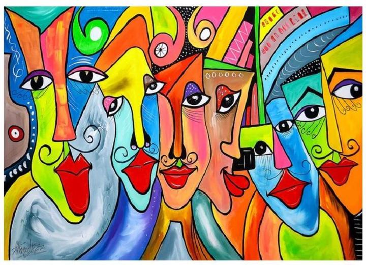 Actual product image Enjoy Puzzle ENJOY-1856 - Faces of Life, Puzzle, 1000 pieces (1000 pieces)