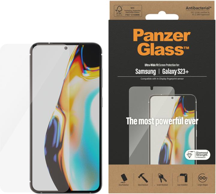 Immagine prodotto PanzerGlass Pellicola protettiva ultra larga per Galaxy S23+ (1 Pezzo/i, Samsung Galaxy S23+)