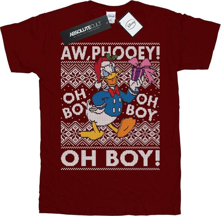 Image du produit Disney - T-shirt DONALD DUCK CHRISTMAS FAIR ISLE - Garçon (152, 158)