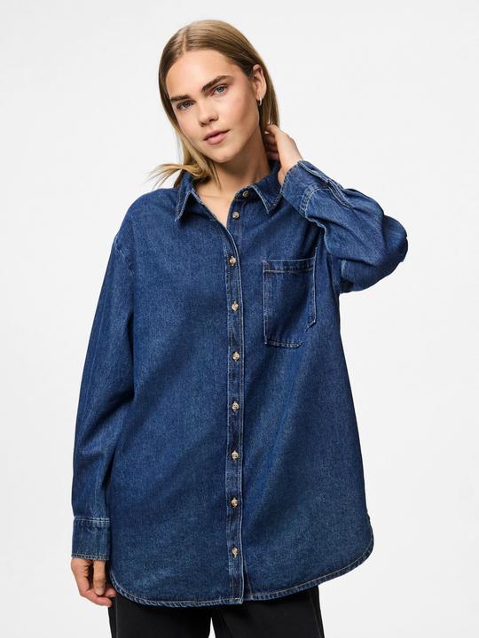 Produktbild Pieces Pcmaisie Ls Denim Shirt Noos Bc (XS)