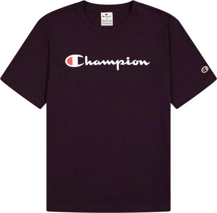 Champion Koszulka męska SS Tee fioletowa 220256 VS025 M (M)