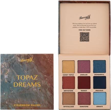 Actual product image Barry M Topaz Dreams Eyeshadow Palette