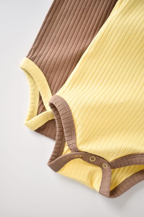 Actual product image BabyCosy Ribana 2 Pcs Sleeveles Body (68)