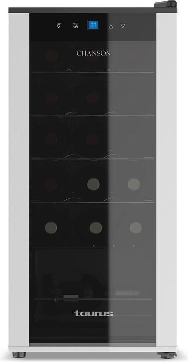 Produktbild Taurus Chanson 18 Thermoelektrische Weinkühler Freistehend Schwarz, Silber 18 Flasche(n)