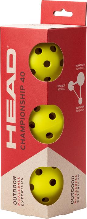 Head Pickleball Championship 40 3er-Pack