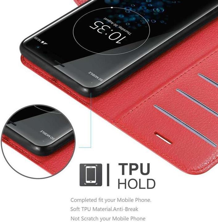 Actual product image Cadorabo Book with stand function cover (Sony Xperia XZ3)