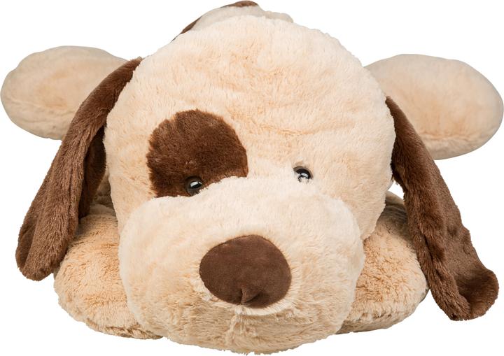 Actual product image Idena Plush dog XXL 100cm light brown