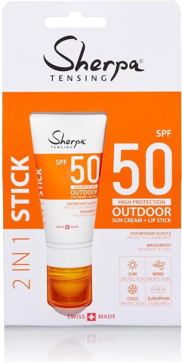 Immagine prodotto Sherpa Tensing Combi-Stick (Stick solare, Crema solare, SPF 50, 20 ml, 40 g)