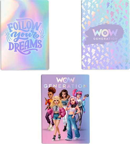 Produktbild Kids Licensing Wow Generation Notizbücher (A5, Weicher Einband)