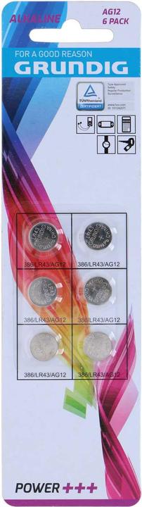 Actual product image Grundig Alkaline AG12 (6 pcs., LR43)