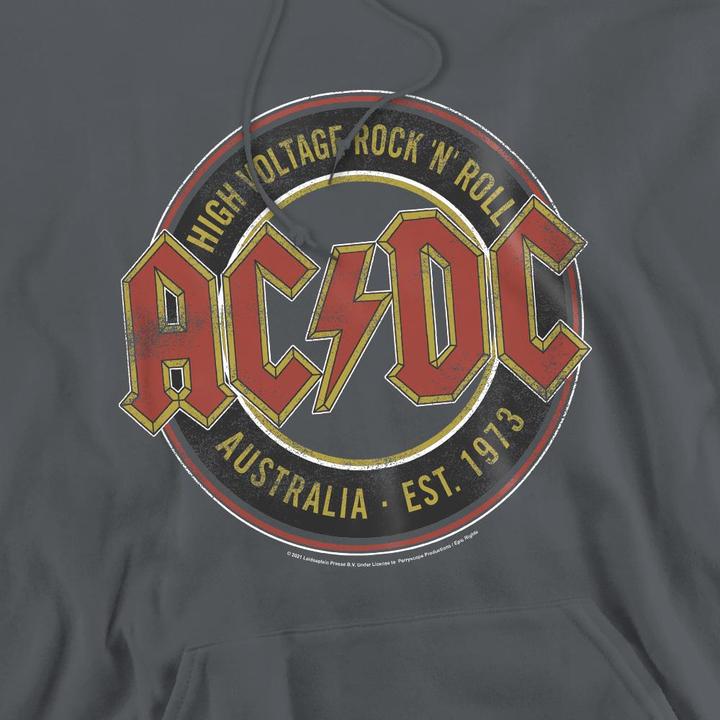 Immagine prodotto AC/DC Est. '73 Felpa con Cappuccio Uomo (XL)