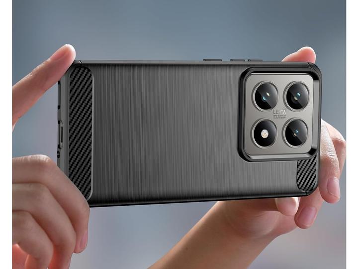 Produktbild Screenguard Carbon Brushed Soft TPU Case (Xiaomi 14T Pro)