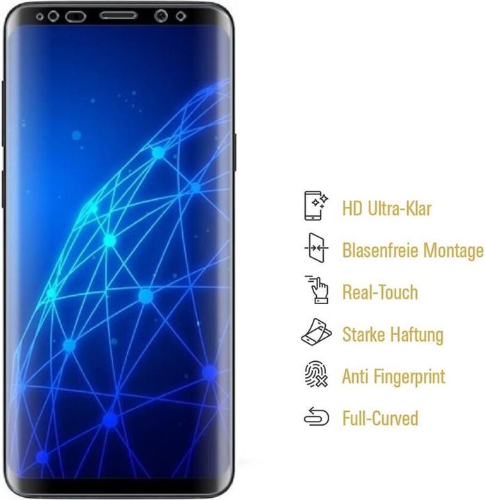 Actual product image Protectorking 1x premium screen protector 3D CLEAR (1 Piece, Samsung Galaxy S9+)