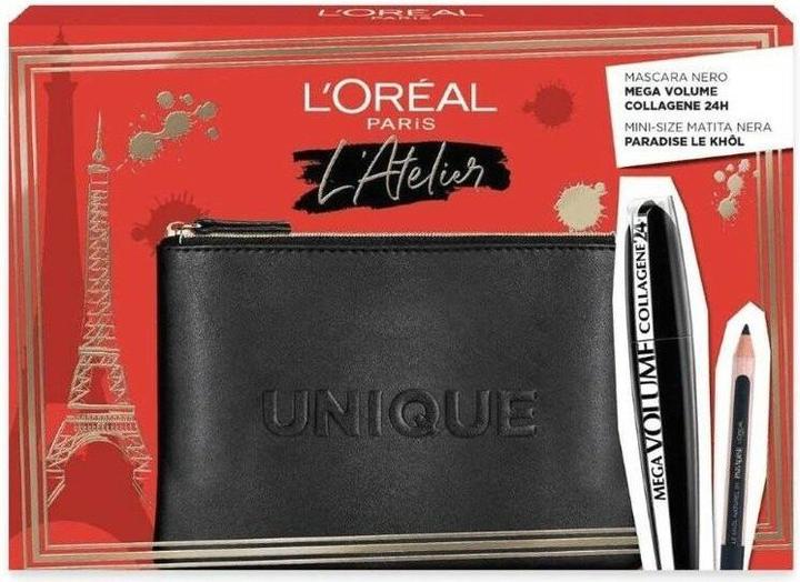 Actual product image L'Oréal Paris L'Oreal Paris Atelier Pouch Set with Mega Volume Mascara and Pencil (Makeup set)
