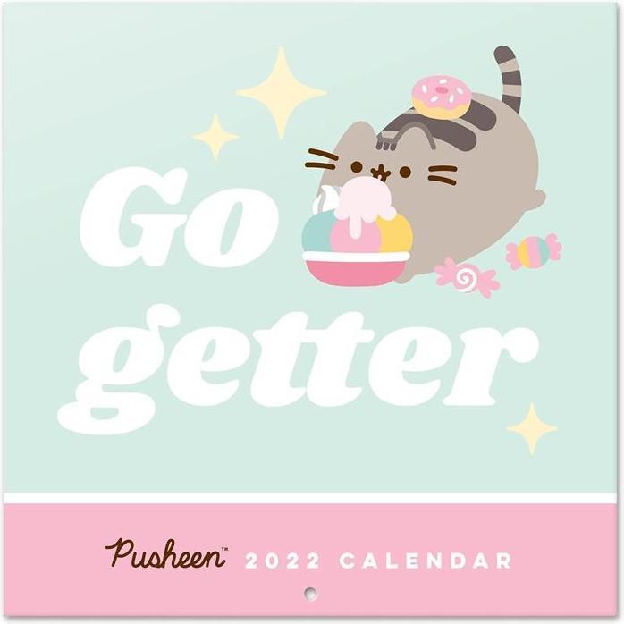 Actual product image Pusheen Wall Calendar 2022 from the Foodie Collection 30 x 30 cm (30 x 30 cm, German)