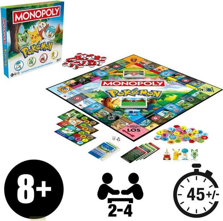 Produktbild Hasbro Gaming Monopoly Pokemon (Deutsch)