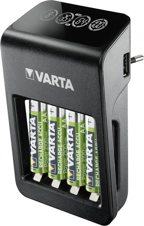 Produktbild Varta LCD Plug Charger+ (1 Stk., AA, 2100 mAh, Ladegerät inkl. Akku)